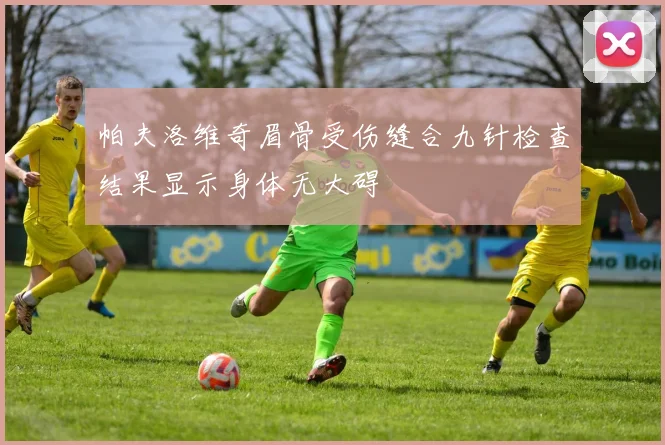 帕夫洛维奇眉骨受伤缝合九针检查结果显示身体无大碍